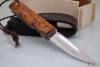 Cкладной "Северный нож" малый N690. Рукоять шпальт карельской березы.